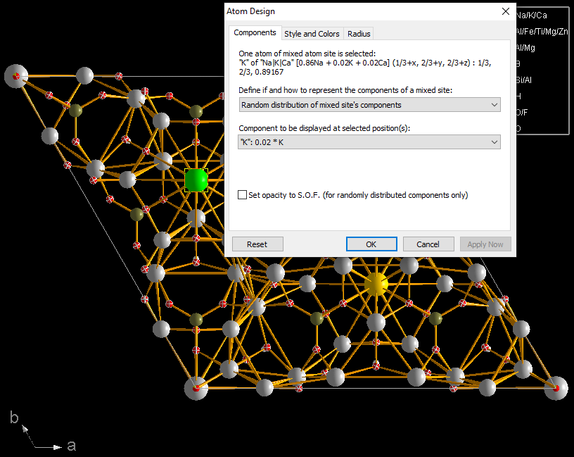 Atom Group and Site Designs dialog with new Mixed site page
