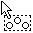 Mouse cursor in Fill Rectangular Area mode